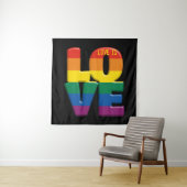 regenboogliefde wandkleed (In situ)