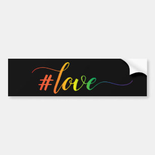 regenboogliefdesbumper sticker