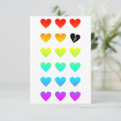 regenboogliefdesuitzending kaart (Staand voorkant)