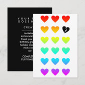 regenboogliefdesuitzending kaart (Voorkant / Achterkant)