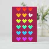 regenboogliefdesuitzending kaart (Staand voorkant)