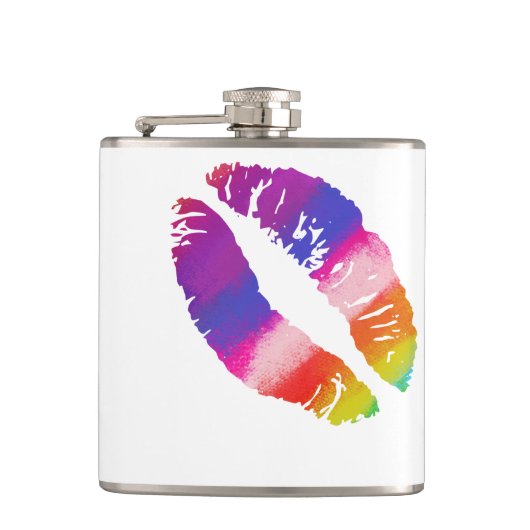 Regenboogliften #6 heupfles (Voorkant)