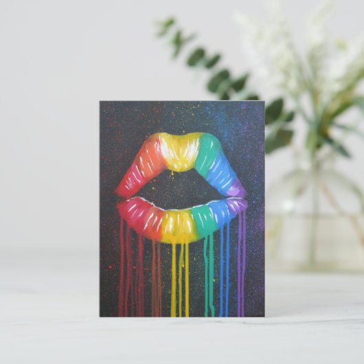 Regenboogliften Briefkaart (Staand voorkant)