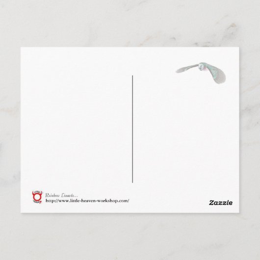 Regenboogliften Briefkaart (Achterkant)