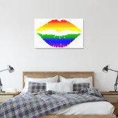 Regenboogliften Canvas Afdruk (Insitu (Slaapkamer))