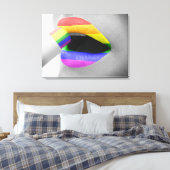 Regenboogliften Canvas Afdruk (Insitu (Slaapkamer))