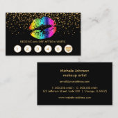 Regenboogliften, met een zwarte kaart klantenkaartje (Voorkant / Achterkant)