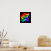 Regenboogliften Poster (Keuken)