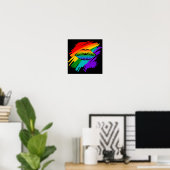 Regenboogliften Poster (Thuiskantoor)