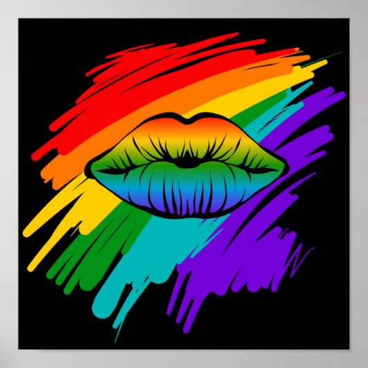 Regenboogliften Poster (Voorkant)