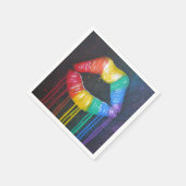 Regenboogliften Servet (Hoek)