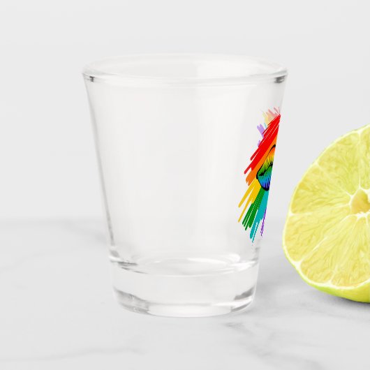 Regenboogliften Shot Glas (Links)