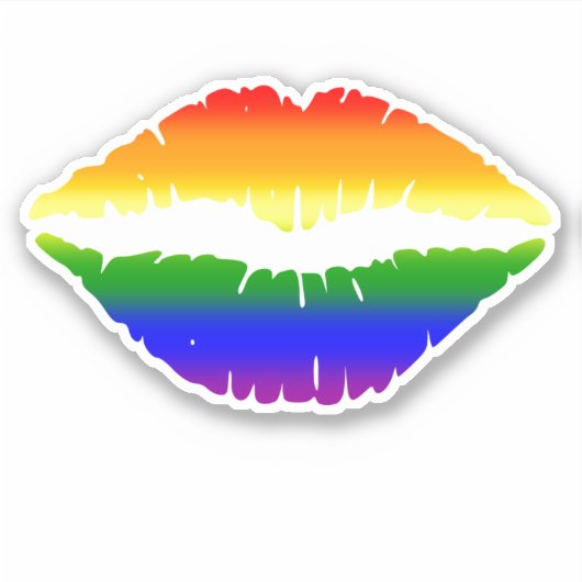 Regenboogliften Sticker (Voorkant)