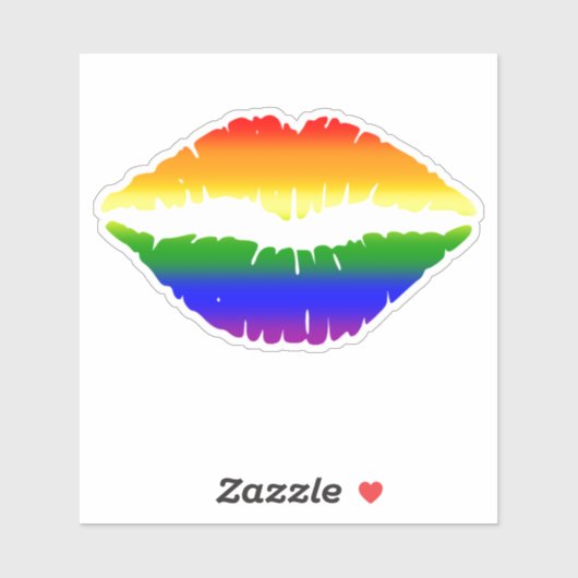 Regenboogliften Sticker (Vel)