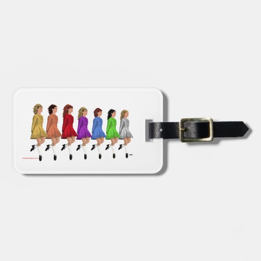 Regenbooglijn Bagagelabel (Voorkant horizontaal)