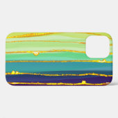 Regenbooglijnen: abstracte luxesamenstelling. Case-Mate iPhone case (Achterkant (horizontaal))