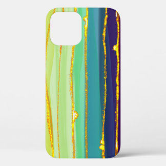Regenbooglijnen: abstracte luxesamenstelling. Case-Mate iPhone case
