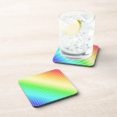 Regenbooglijnen Drankjes Onderzetter (Rechterzijde)