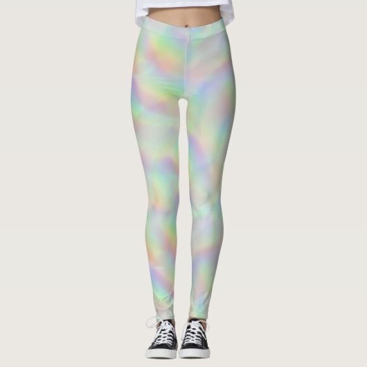 Regenbooglijnen Leggings (Voorkant)