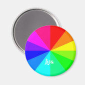 Regenbooglijnen Magneet (Voorkant / Achterkant)