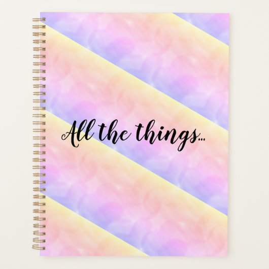 Regenbooglijnen Planner (Voorkant)