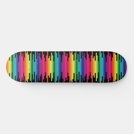 Regenbooglijnen Skateboard (Horizontaal)