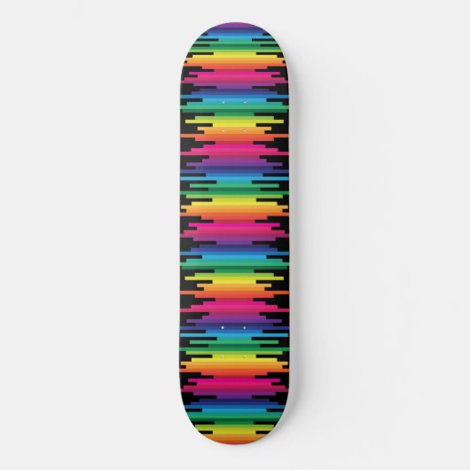 Regenbooglijnen Skateboard (Voorkant)