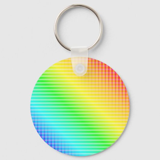 Regenbooglijnen Sleutelhanger (Voorkant)