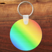 Regenbooglijnen Sleutelhanger (Voorkant)