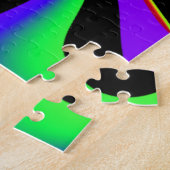 Regenbooglintwerveling Legpuzzel (Zijkant)