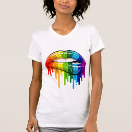 Regenbooglippen T-Shirt