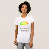 Regenbooglippen T-shirt (Voorkant volledig)