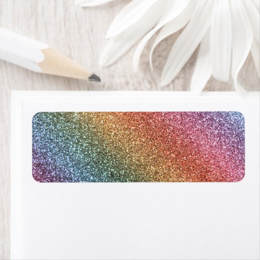 Regenboogliter Etiket (Insitu)