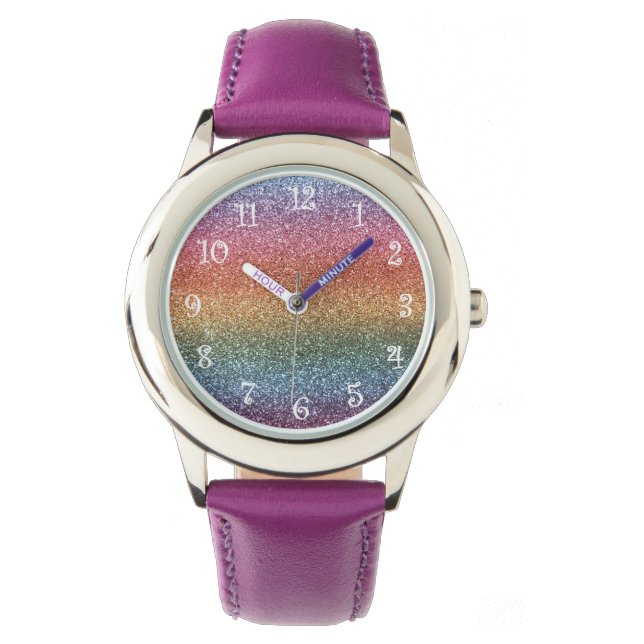 Regenboogliter Horloge (Voorkant)