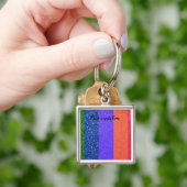 Regenboogliter Sleutelhanger (Hand)