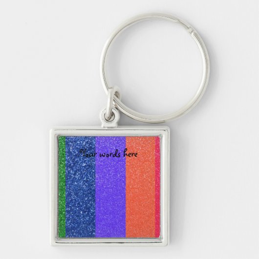 Regenboogliter Sleutelhanger (Voorkant)