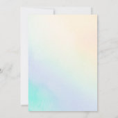 *~* Regenbooglitter 2 TWEE AR21 Fotodag Kaart (Achterkant)