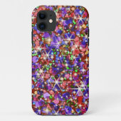 Regenbooglitter Case-Mate iPhone Case (Achterkant)