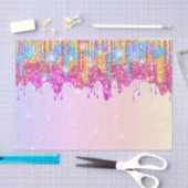 Regenbooglitter-heldere kleurenglans voor de verja tissuepapier (Craft)