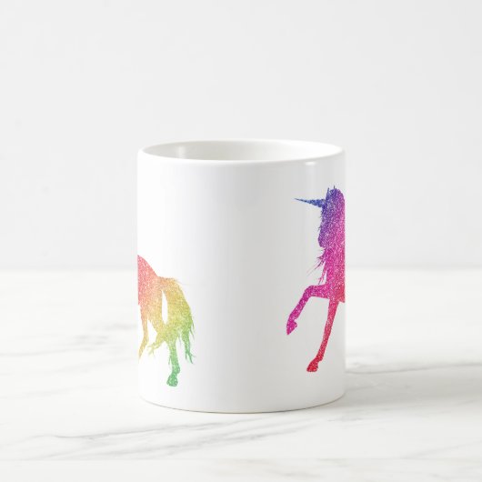 Regenbooglitter Sparkle Unicorn Mok (Center)