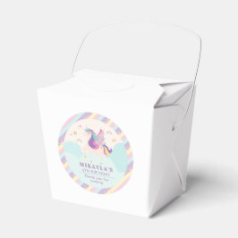 Regenbooglitter Unicorn Magical Birthday Cute Bedankdoosjes