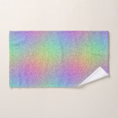 Regenbooglittereffect Bad Handdoek (Handdoek)