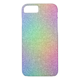 Regenbooglittereffect iPhone 8/7 Hoesje