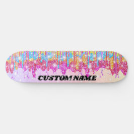 Regenbooglitterskateboard Persoonlijk Skateboard
