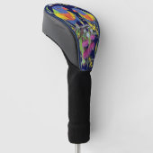 Regenbooglori Golfheadcover (Schuin)