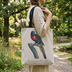 Regenbooglori (mannetje), Trichoglossus Moluccanus Tote Bag