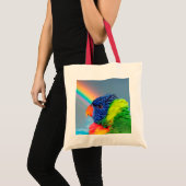 Regenbooglori Tote Bag (Voorkant (product))