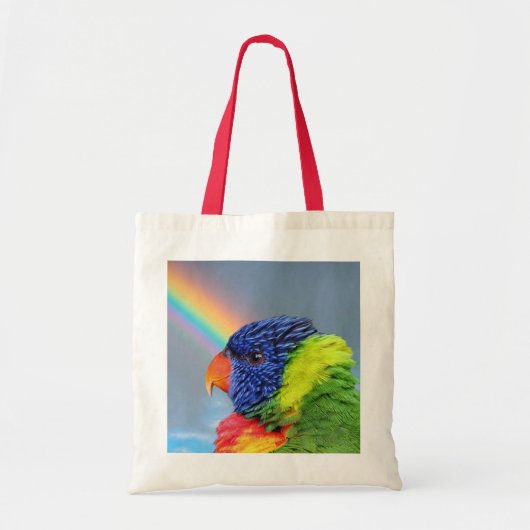 Regenbooglori Tote Bag (Voorkant)