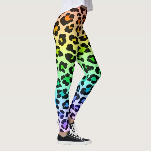 regenboogluipaard leggings (Rechts)
