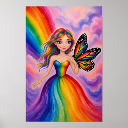 RegenboogMaagd Poster (Voorkant)